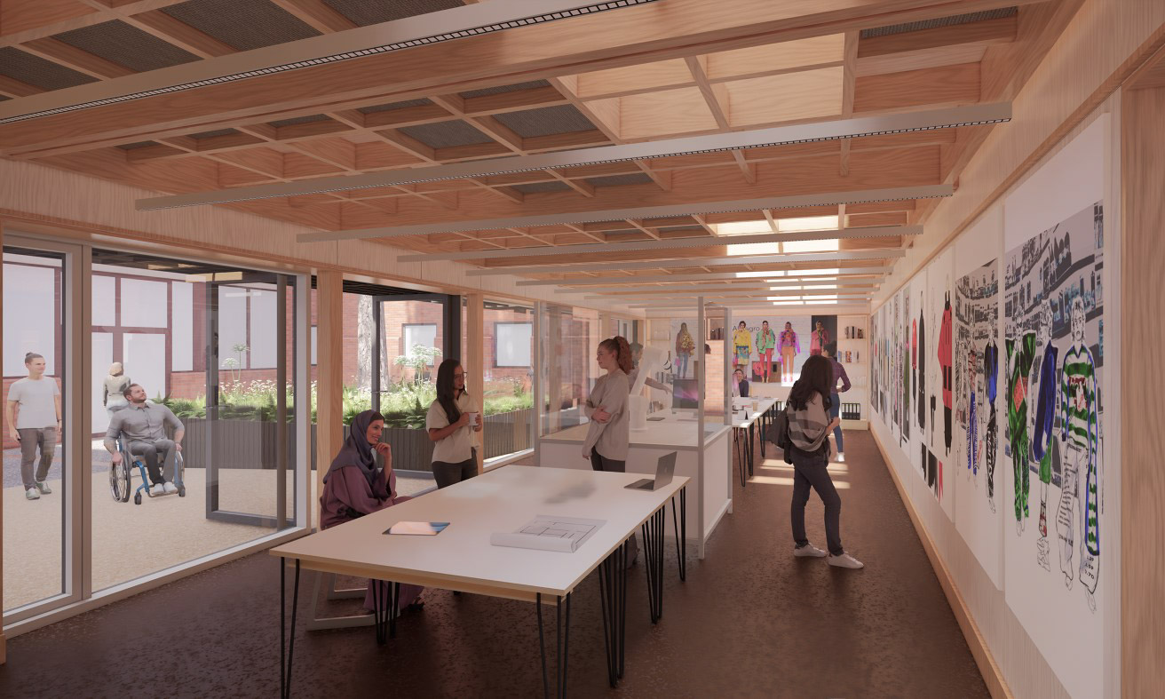 Manchester city council greenlights low-carbon robotics living lab pavilion for Manchester Fashion Institute